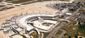 Vista aérea do Aeroporto Galeão